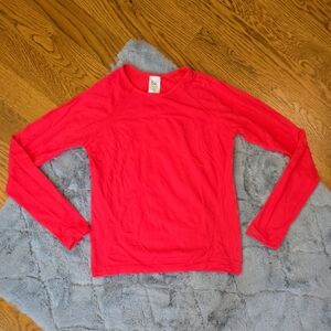 Athleta Girl Pink Long Sleeve Athletic Shirt, Girls XL, Great Condition
